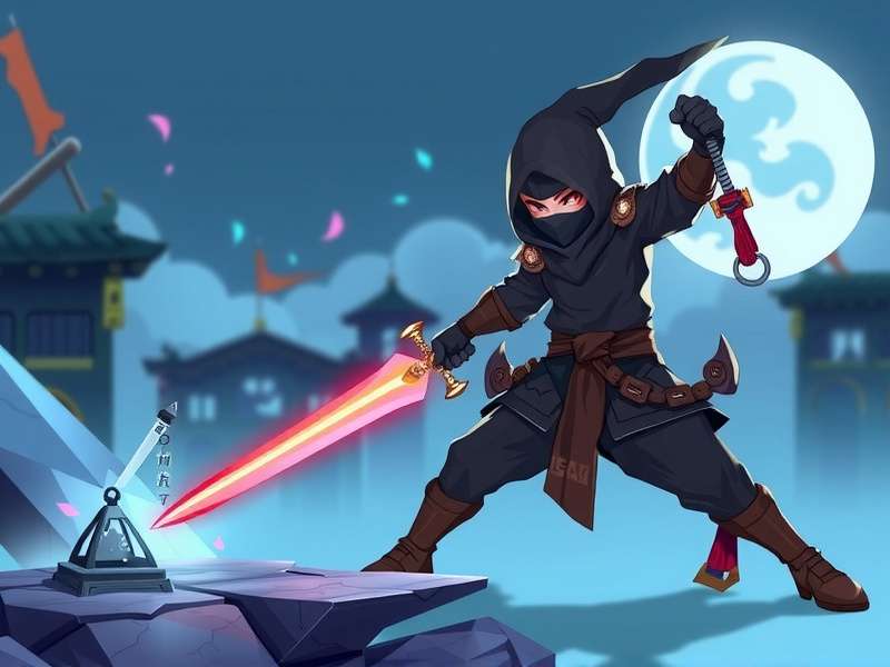 Nellai Shadow Ninja Game Hero Character